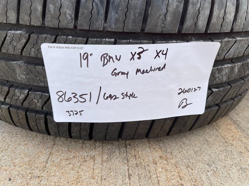 19" BMW X1 X2 X3 X4 OEM 86351 Series wheels rims tires MICHELIN DEFENDER 2 Texas Truck Tire