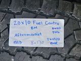 20x10 FUEL Contra D615 Ford F-250 F-350 rims wheels 8x170 -18 TOYO 35" Texas Truck Tire
