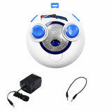 6V Kids Ride On Car with RC Remote Control, Battery Powered Toy with LED Lights