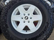 (5) 17" Ford Bronco wheels rims 95292 10383 SASQUATCH Ranger 2024 2025 2026 NEW Texas Truck Tire