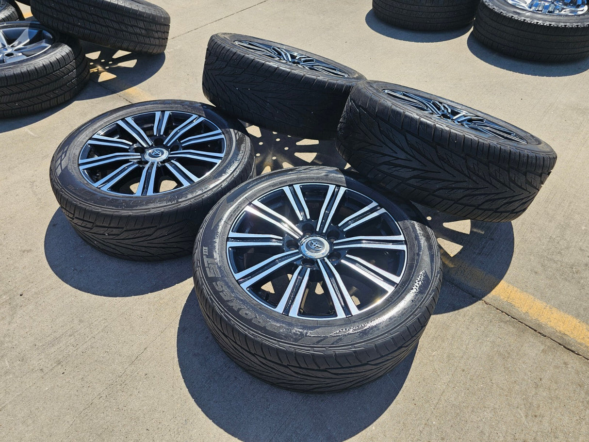 21" Lexus LX570 Toyota Land Cruiser OEM 74341 wheels rims tires 5x150 Texas Truck Tire