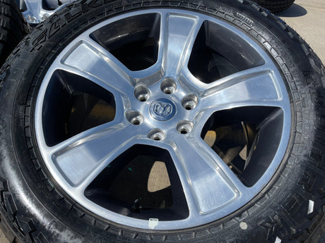 20" Dodge Ram 1500 OEM LIMITED 2676 2723 wheels rims 2025 2026 FALKEN A/T NEW Texas Truck Tire