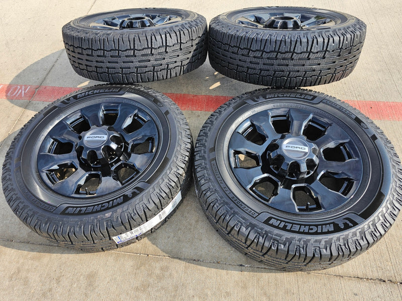 20" Ford F-250 F-350 OEM 10101 rims wheels NEW MICHELIN PLATINUM Texas Truck Tire