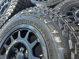 (4) 18" AEV SALTA GMC Sierra AT4X Chevy Silverado OEM rims wheels 2024 2025 Texas Truck Tire