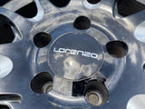 18x8 18" Lorenzo WL036 wheels rims tires 5x4.5 5x114.3 Camry Accord Mustang Texas Truck Tire