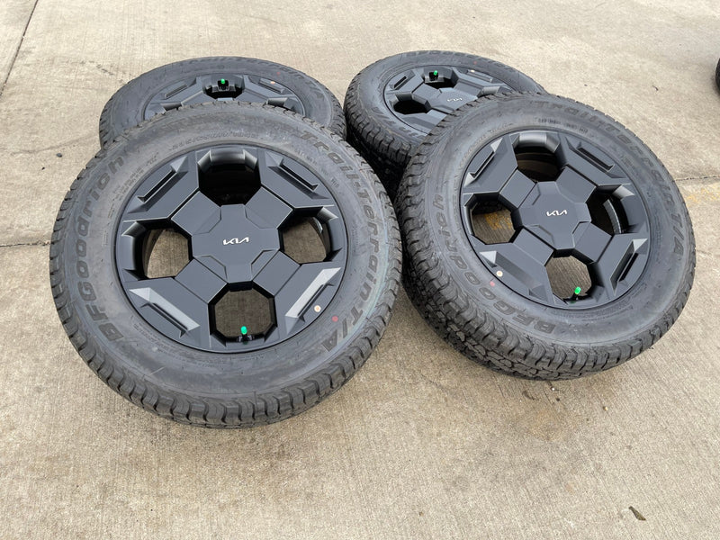 17" Kia Sorento X-PRO OEM wheels rims Telluride Sedona 2025 2026 NEW Texas Truck Tire