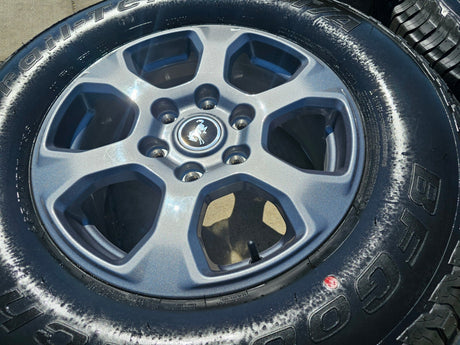 17" Ford Bronco Big Bend wheels rims 10384 OEM Ranger 2024 2025 2026 NEW BFG Texas Truck Tire