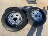17" Ford F-250 F-350 OEM 3828 wheels rims tires HANKOOK DYNAPRO A/T2 35" Texas Truck Tire