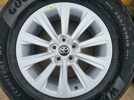 18" Toyota Grand Highlander OEM 10525 wheels rims tires Lexus TX350 GOODYEAR Texas Truck Tire