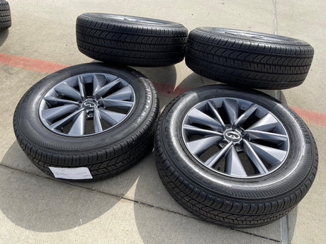 20" Infiniti QX56 QX80 OEM wheels rims Nissan Titan Armada tires NEW 2025 2026 Texas Truck Tire