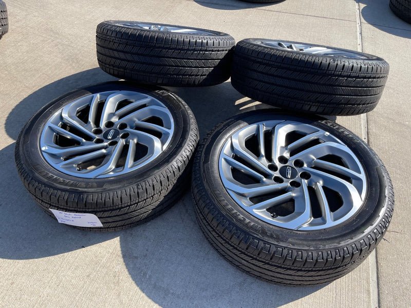 22" Lincoln Navigator OEM 94225 rims wheels BLACK LABEL 2025 2026 MICHELIN Texas Truck Tire
