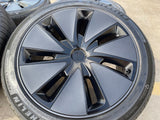18" Tesla Model 3 OEM Photon 95910 wheels rims 2024 2025 2026 2027 NEW MICHELIN Texas Truck Tire