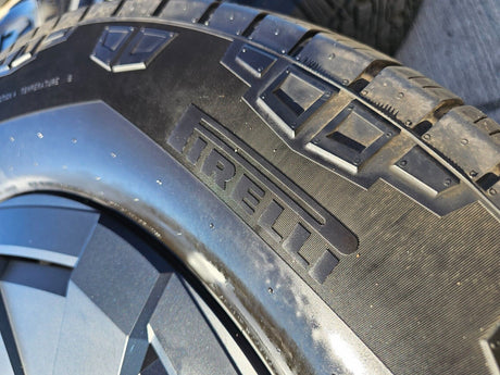 20" Tesla Cyber Truck OEM black wheels rims tires 2024 2025 Cybertruck NEW Texas Truck Tire