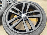 19" VW Passat Golf GTI Jetta OEM 70002 Salvador black wheels rims Texas Truck Tire