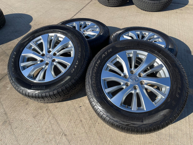 20" Infiniti QX56 QX80 OEM 73769 wheels rims Nissan Titan Armada tires Texas Truck Tire