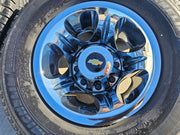 17" Chevy Silverado GMC Sierra 3500 Dually simulator rims wheels OEM 8094 tires Texas Truck Tire