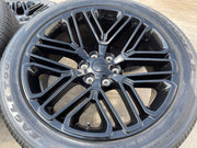 22" Jeep Grand Wagoneer OEM LIMITED 9317 rims wheels RAM 1500 2023 2024 2025 Texas Truck Tire