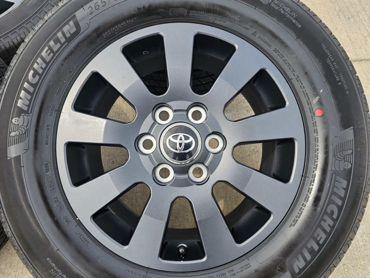 18" Toyota Land Cruiser OEM TRD wheels rims 95952 Tundra Sequoia MICHELIN NEW Texas Truck Tire