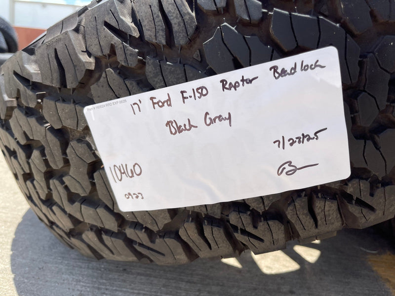 17" Ford F-150 Raptor R OEM BEADLOCK 10460 rims wheels 37" tires BFG Texas Truck Tire