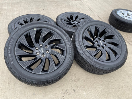 22" Lincoln Navigator OEM 10665 rims wheels BLACK LABEL 2025 2026 MICHELIN NEW Texas Truck Tire