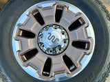 20" Ford F-250 F-350 OEM 10487 LIMITED KING RANCH tan wheels rims 2024 2025 2026 Texas Truck Tire