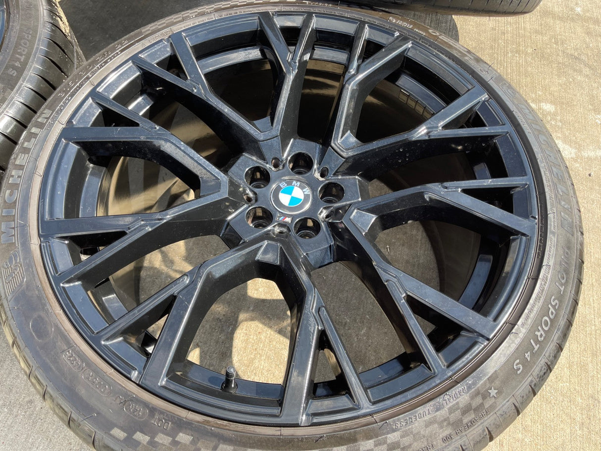 21" + 22" BMW OEM X5M X6M Series OEM 86244 86243 wheels rims MICHELIN Texas Truck Tire