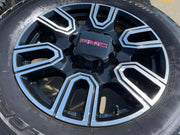 20" GMC Sierra AT4 2500 3500 OEM wheels rims 5950 Silverado BRIDGESTONE A/T Texas Truck Tire