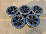 (5) 17" Ford F-150 Raptor OEM BEADLOCK rims wheels 10459 95210 NEW Texas Truck Tire