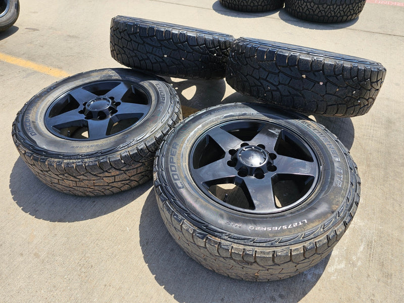 20" Chevy Silverado GMC Sierra 2500 3500 OEM replica 5503 rims wheels 8x180 Texas Truck Tire