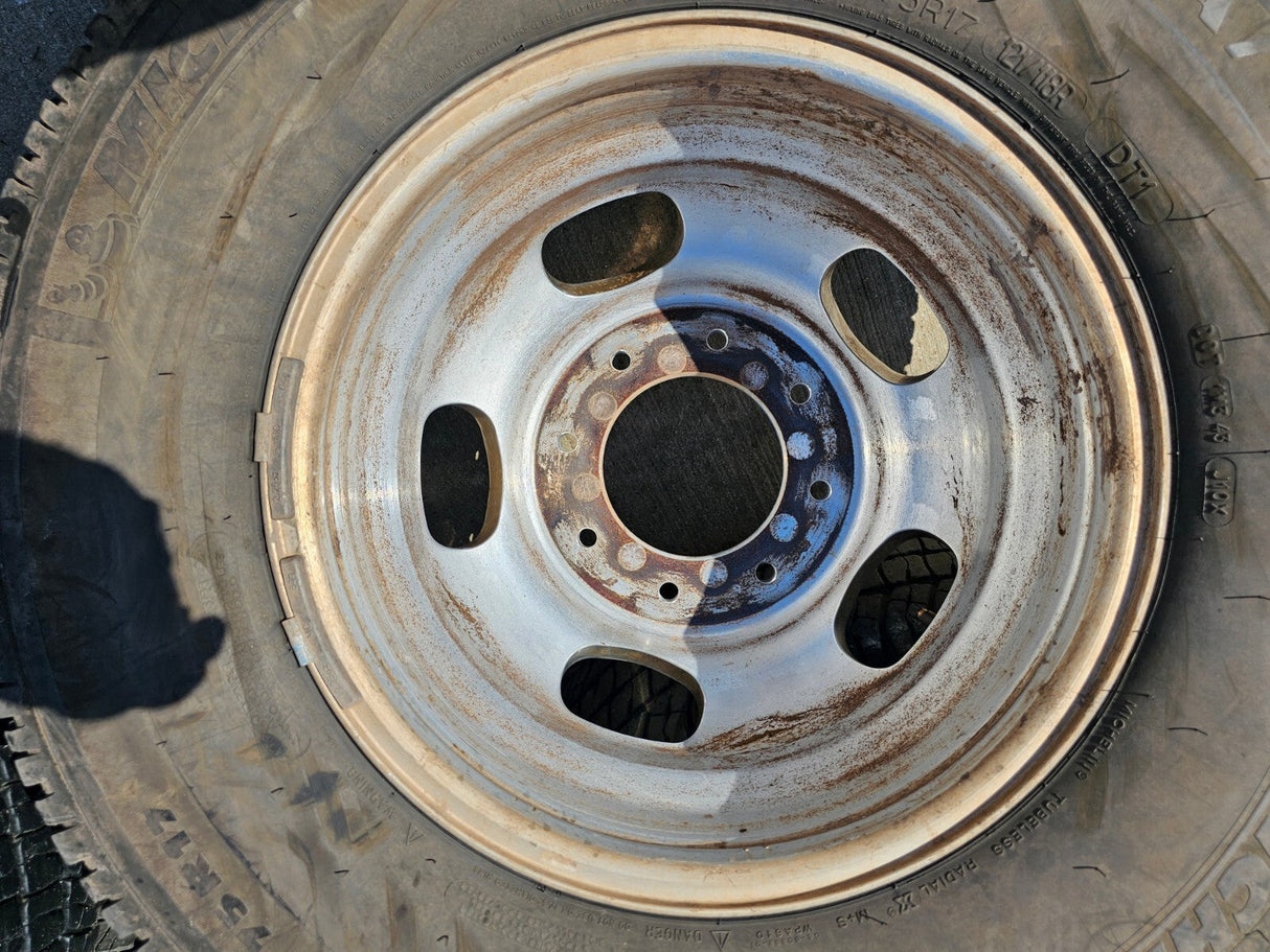 17" Ford F-350 Dually OEM 10477 10478 rims wheels 2023 2024 2025 2026 MICHELIN Texas Truck Tire