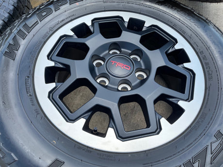 18" Toyota Tacoma 4Runner TRD OEM 94199 wheels rims tires 2024 2025 2026 NEW Texas Truck Tire