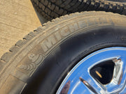 18" Dodge Ram 2500 3500 STEEL chrome OEM 2473 wheels rims MICHELIN LTX A/T2 Texas Truck Tire