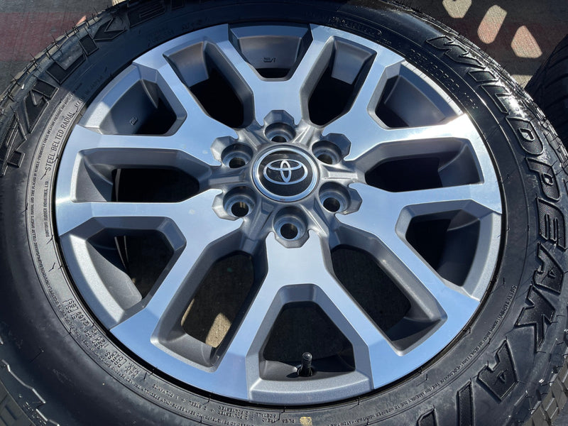 20" Toyota Tundra TSS TRD OEM wheels rims 95359 75277 Sequoia 2025 2026 NEW A/T Texas Truck Tire