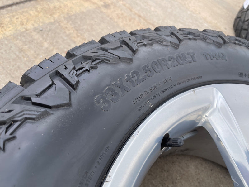 20" Chevy Silverado 1500 Tahoe Suburban OEM wheel rim 5652 tire spare Texas Truck Tire