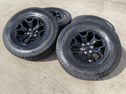 18" Dodge Ram 1500 TRX RHO Black OEM 66002 wheels rims HANKOOK A/T2 35" Texas Truck Tire