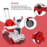 TOBBI 3-in-1 Electric Ride On Car for Kids: Transforming Robot Buggy Toy with Remote Control - Perfect Gift for Toddlers