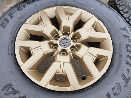 17" Nissan Frontier OEM BRONZE Desert Runner 62832 wheels rims 2025 2026 NEW Texas Truck Tire