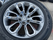 20" Dodge Ram 1500 OEM Laramie Long Horn 2677 wheels rims 2023 2024 2025 2026 Texas Truck Tire