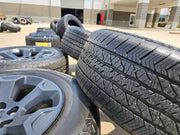 20" Dodge Ram 1500 OEM Laramie Black 2680 wheels rims tires HANKOOK A/T2 NEW Texas Truck Tire