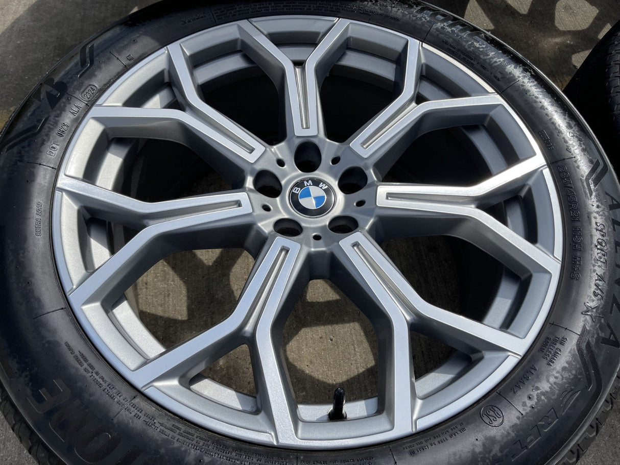 21" BMW X6 X7 OEM 86533 96409 Series 753 wheels rims tires BRIDGESTONE Texas Truck Tire