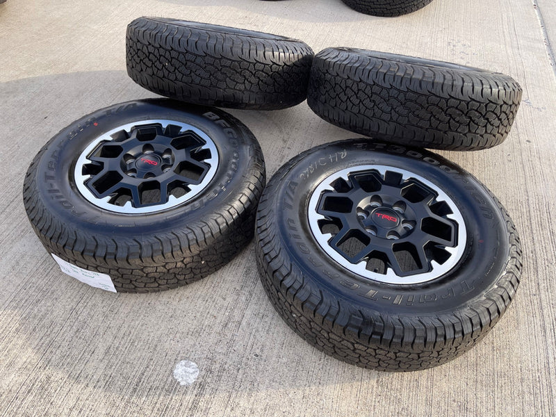 17" Toyota Tacoma 4Runner TRD OEM 10638 wheels rims 2024 2025 2026 BFG NEW Texas Truck Tire