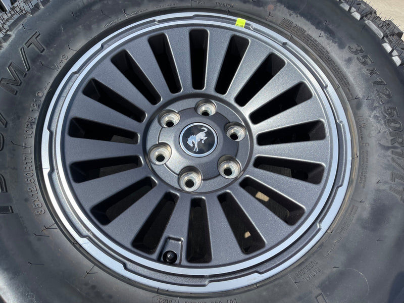 17" Ford Bronco HERITAGE Edition wheels rims 2024 2025 2026 tires 35" Texas Truck Tire
