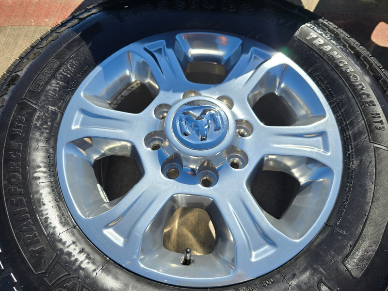 18" Ram 2500 3500 Laramie Power Wagon OEM wheels rims 2692 tires FIRESTONE Texas Truck Tire