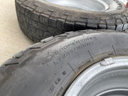 17" Dodge Ram 3500 Dually Laramie 8x200 wheels rims 2703 2704 OEM tires COOPER Texas Truck Tire