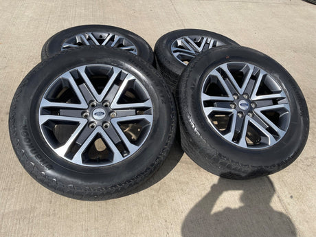 20" Ford F-150 OEM rims wheels 10345 95025 Expedition HANKOOK A/T2 GREAT DEAL Texas Truck Tire