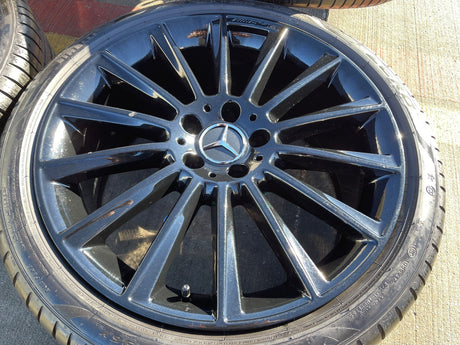 19" Mercedes AMG C E S Class OEM 85450 85451 wheels rims tires PIRELLI Texas Truck Tire