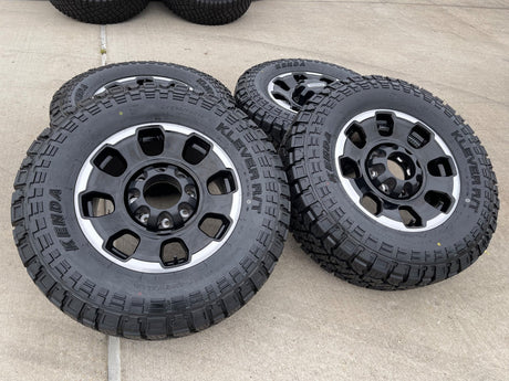 18" Ford F-250 F-350 OEM TREMOR rims wheels 10482 KENDA KLEVER R/T 33" NEW Texas Truck Tire