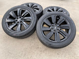 22" Lincoln Navigator OEM rims wheels Black Label 95384 10496 tires PIRELLI NEW Texas Truck Tire
