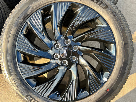22" Lincoln Navigator OEM 10665 rims wheels BLACK LABEL 2025 2026 NEW Texas Truck Tire