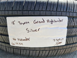 18" Toyota Grand Highlander OEM wheels rims 10525 Lexus TX350 2024 2025 2026 Texas Truck Tire